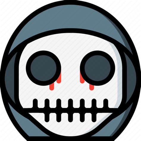 Creepy Emojis Halloween Scary Skull Spooky Icon Download On