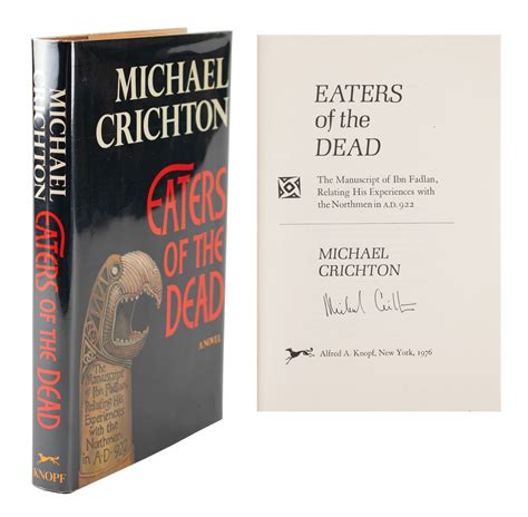 Michael Crichton Signed Book Sold For 556 Rr Auction