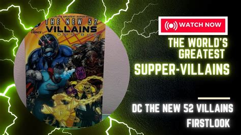 The Worlds Super Villains The New 52 Villains Omnibus Dc Comics