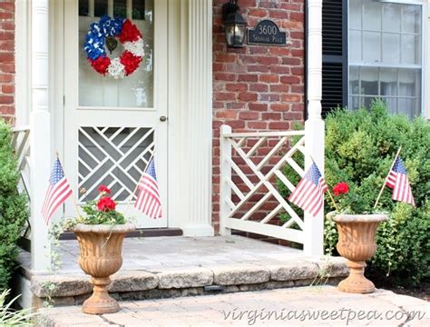 Easy Patriotic Wreath Sweet Pea