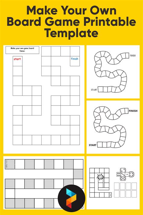 7 Best Make Your Own Board Game Printable Template Pdf For Free At