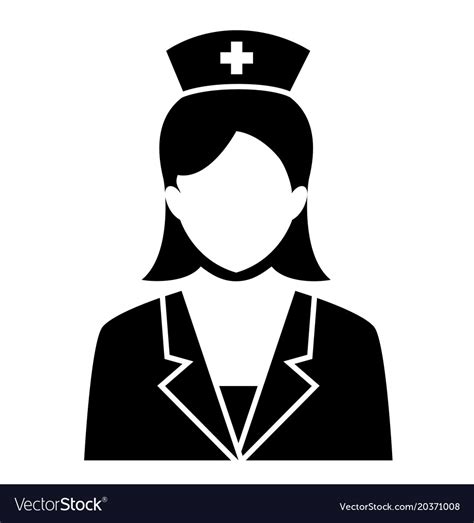Nurse Sign Symbol Icon Royalty Free Vector Image