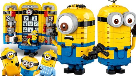 Lego Minions The Rise Of Gru Brick Built Minions And Their Lair Toy