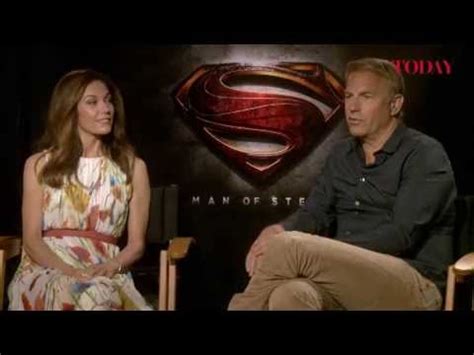 Today Talks To Kevin Costner And Diane Lane About Man Of Steel Youtube