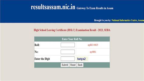 Seba Assam Matric Hslc Result Live Class Th Results Out At