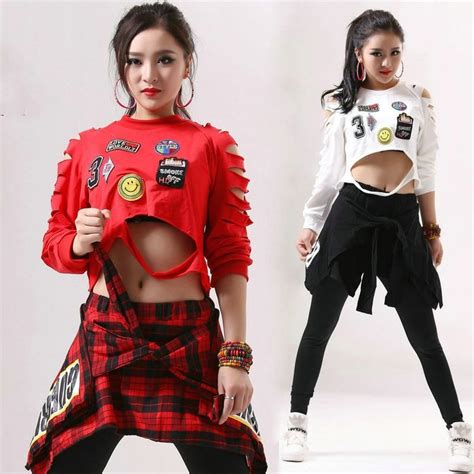 Hip Hop Costume Girls Street Dance Clothes Cheerleader Costume Kids