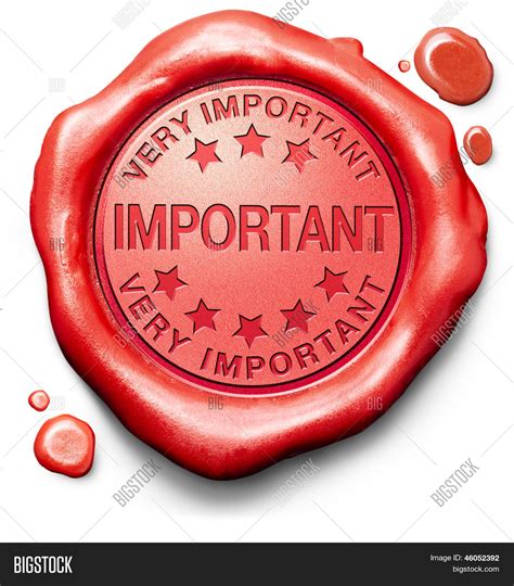 Important Very High Priority Info Image And Photo Bigstock