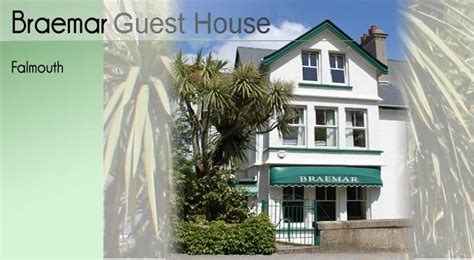 Falmouth Bed And Breakfast Braemar Guest House Falmouth Cornwall