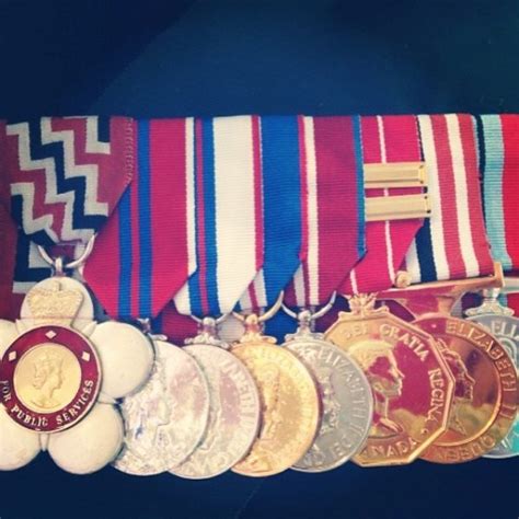 Replica Medals Worn By Prince Charles Prince Of Wales Quarterdeck