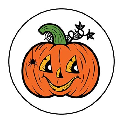 30 Cute Jack O Lantern Stickers Halloween Pumpkin