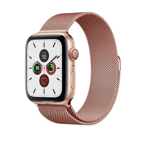 Rose Gold Milanese Loop For Apple Watch