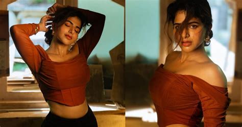 Iswarya Menon Hot Navel Exposed In Cropped Tops Actress Glam