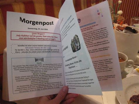 Wir haben mister morgenpost komplett überarbeitet und mit mehr vorlagen ausgestattet, damit sie ihre hotelzeitung noch leichter und schneller erstellen können. "Hotelzeitung am Morgen" Familotel Hopfgarten (Hopfgarten im Brixental) • HolidayCheck (Tirol ...
