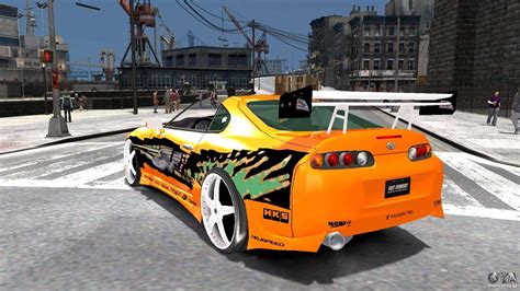 See full list on topspeed.com Toyota Supra Fast And Furious for GTA 4