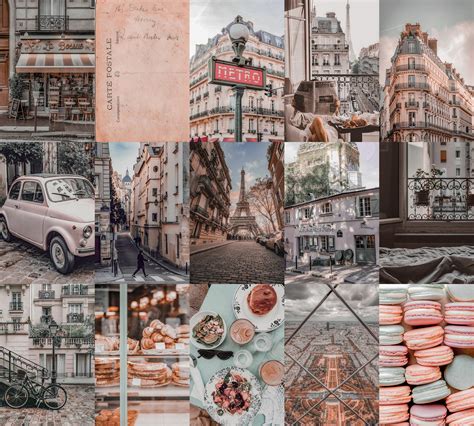 PRINTED 60 or 105pc COLLAGE KIT Paris Aesthetic 4x6 or 5x7 | Etsy