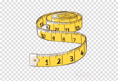 Tape Measure Clipart Png Text Yellow Font Angel Fish Clip Art