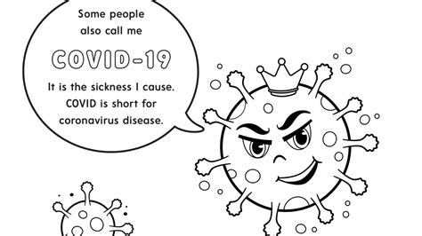 Orange color covid 19 virus png. Downloadable coloring book helps kids process COVID-19 crisis