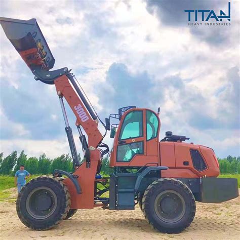 2430mm TITAN Nude In Container Mini Telescopic Arm Loader With ISO