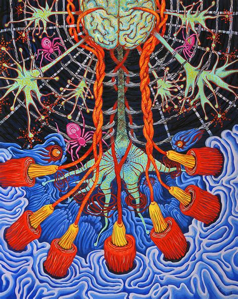Silk Neural Network Painting By Shoshanah Dubiner Fine Art America