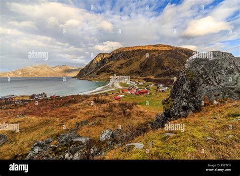 Grotfjord Coastal Village Troms Norway Hi Res Stock Photography And