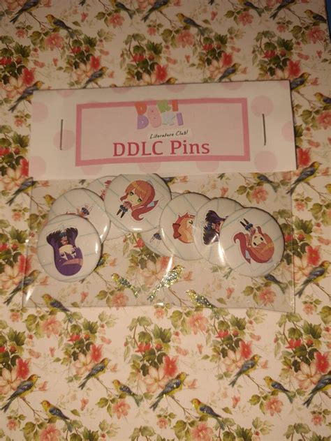 Doki Doki Literature Club Ddlc 25mm Handmade Badge Pins Etsy Australia