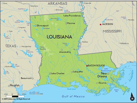 Louisiana Swamp Map