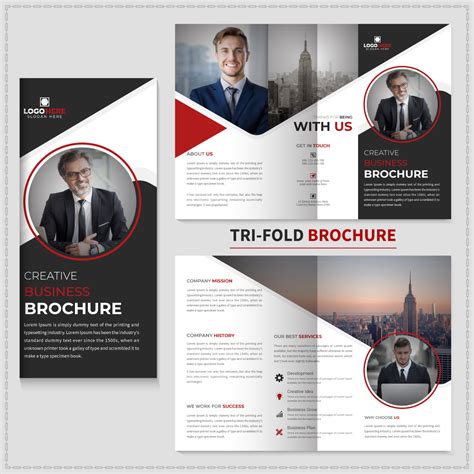 Business Trifold Brochure Template Masterbundles