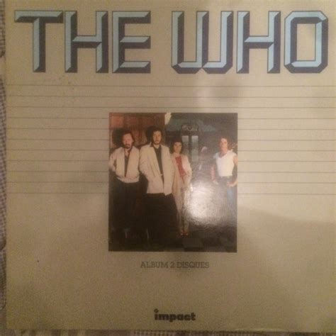 The Who Album 2 Disques 1981 Vinyl Discogs