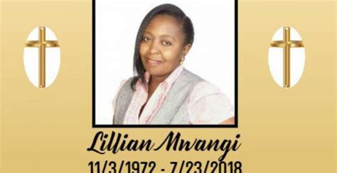 Death Announcement For Lillian Mwangi