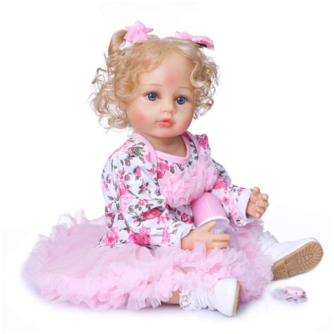 Buy Ecomgoo Realistic Reborn Toddler Baby Dolls Girl Full Body Silicone