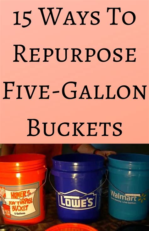 Ways To Repurpose Five Gallon Buckets That Are Borderline Genius In Diy Life Hacks
