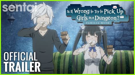 is it wrong to try to pick up girls in a dungeon official trailer youtube