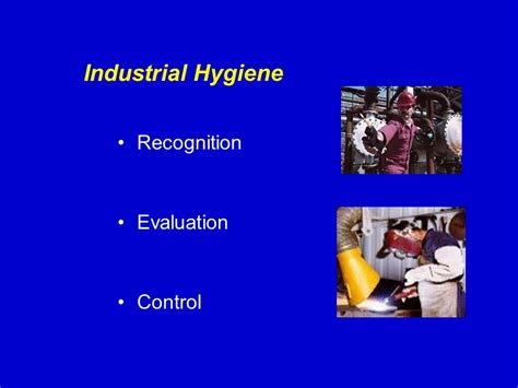 Introduction To Industrial Hygiene Ppt Download