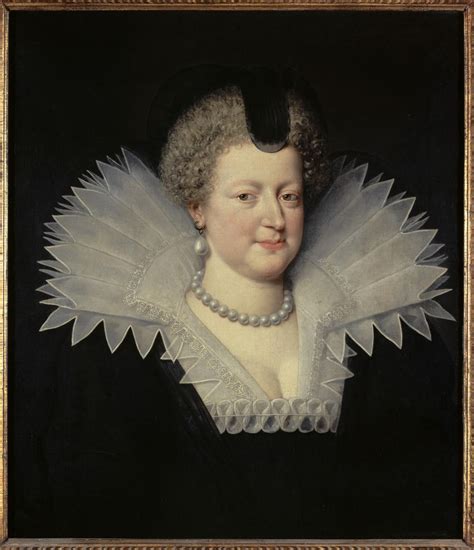 Portrait Of Marie De Medici 1573 1642 Queen Of France Frans