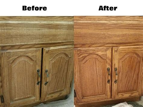 This is good for penetrating the. Picture of Easily Renew Wood Cabinets Without Actually ...