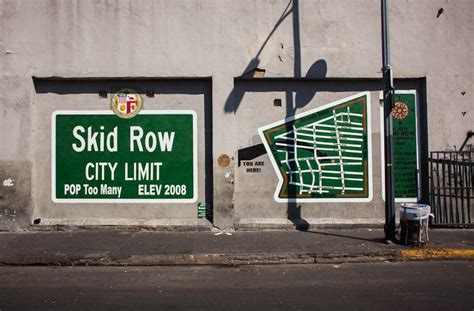 The area is also known as central city east.as of a 2019 count, the population of the district was 4,757. Skid Row City Limits Mural. - ArchiPanic