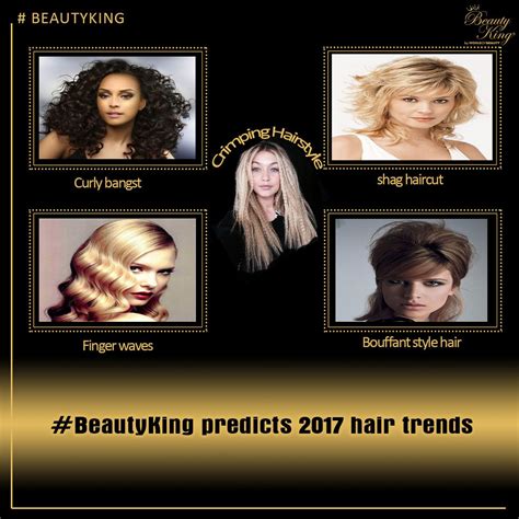 Beautyking Predicts 2017 Hair Trends 1 Curly Bangs 2shag Haircut
