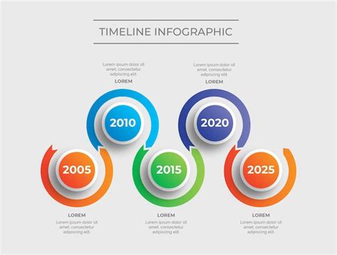 Premium Vector Timeline Modern Infographic Free Vector