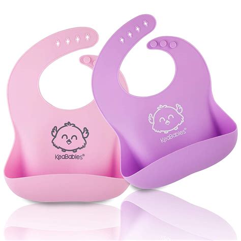 Silicone Baby Bibs Waterproof Easy Wipe Silicone Bib For Babies