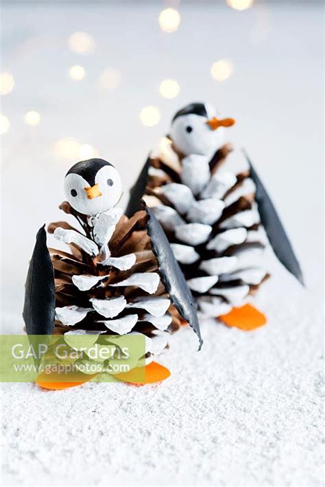 Pine Cone Penguins Craft By Victoria Firmston Gap Gardens