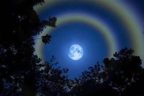 This Is Called A Moonbow This Happens When The Moon Is Low Below 42