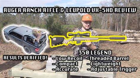 Ruger Ranch Rifle Review 350 Legend Leupold Vx5hd 3 15x56 Review