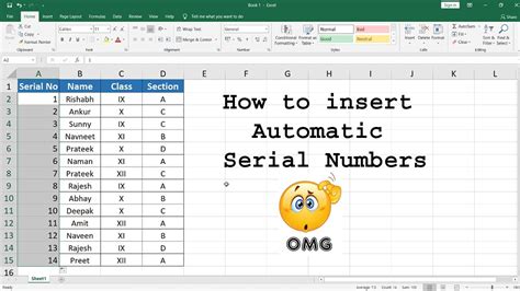 How To Get Serial Number In Excel Sheet Calendar Printable Templates