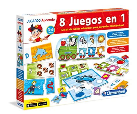 Juegos educativos niños 8 años Clementoni - Jugando Aprendo Conjunto de Juegos Educativo ...