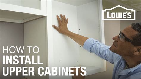 If you are especially tall or short, check how far up you can comfortably reach. Install Upper Cabinets