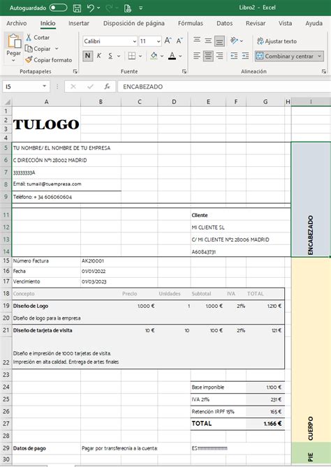 Cómo Hacer Facturas En Excel Pros Y Contras