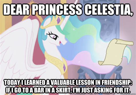 Dear Princess Celestia Today I Learned A Valuable Lesson In Friendship