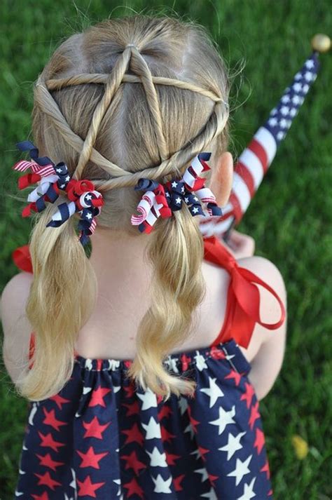 12 Amazing Fourth Of July Hairstyles For Kids And Girls 2015 4th Of