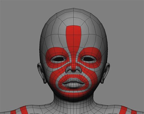 Baby Face Edge Loops Character Modeling Face Topology Topology