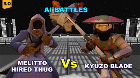 Disney Infinity 30 Ai Battles Melitto Hired Thug Vs Kyuzo Blade Youtube